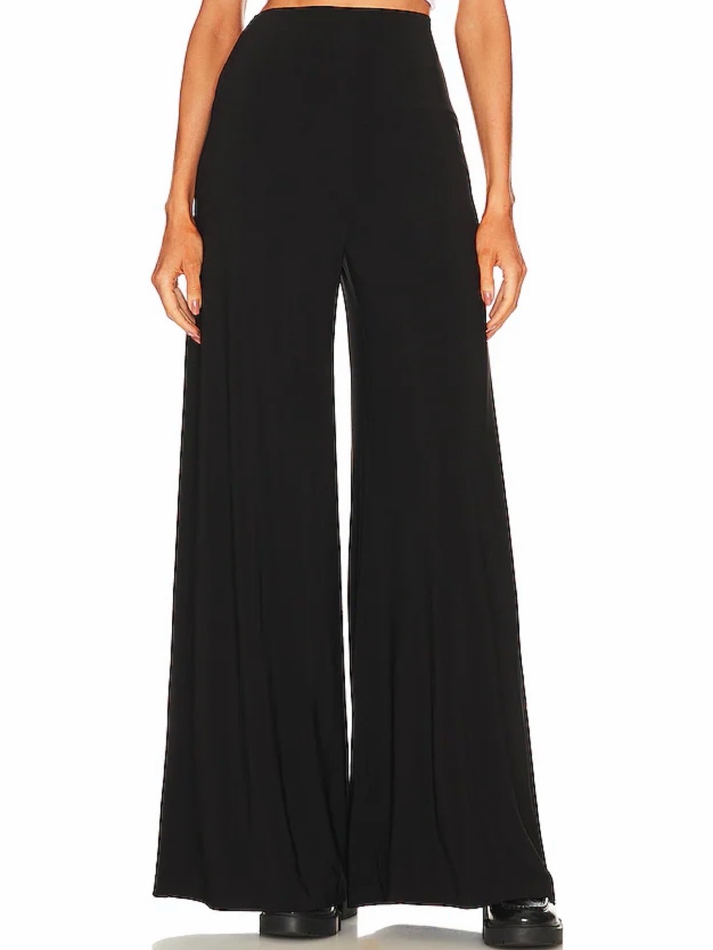 NWT Norma Kamali High Waisted Elephant Pants Wide Leg Medium